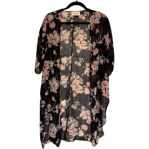 The Cove Floral Kimono Sheer. Womens. Sz M
